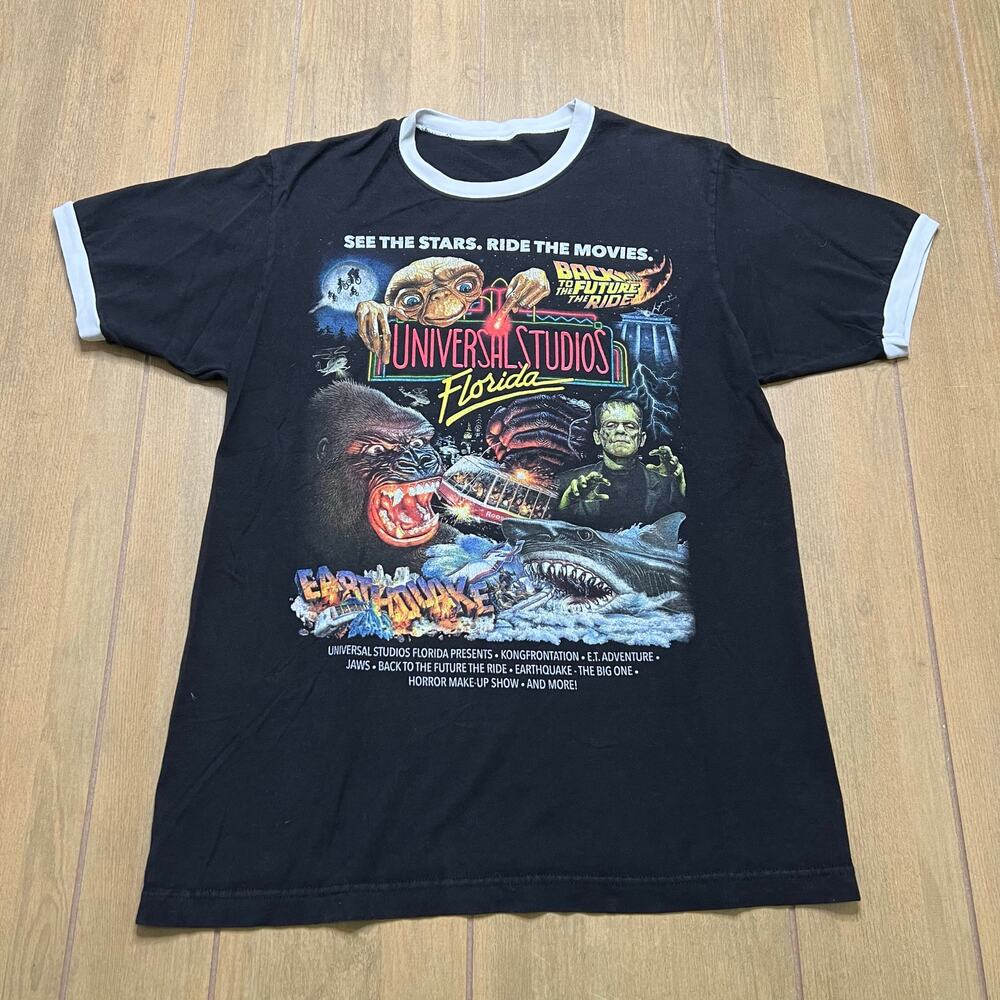 Vintage Universal Studios T-Shirt Sz S/M Theme‎ Amusement Park Florida